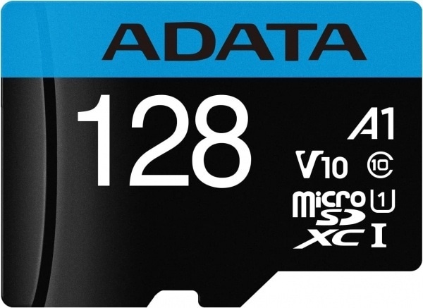 ADATA Premier 128 GB Micro SDXC Hafıza Kartı UHS-I Class 10 V10 A1 Adaptörlü Siyah