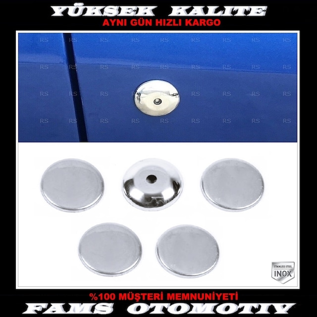 Ford Connect Krom Kilit Açma Çerçeve 5 Pcs P.Çelik 2009-2014