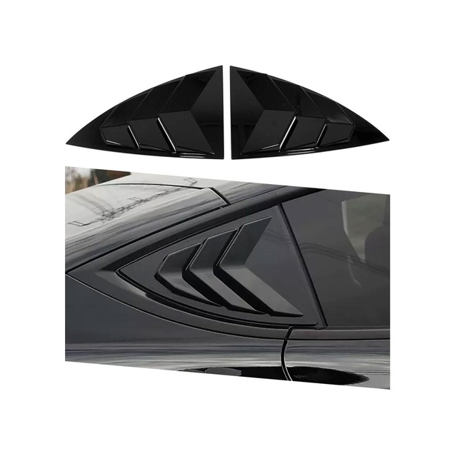 Tesla Model Y Kelebek Cam Vizörü Piano Black