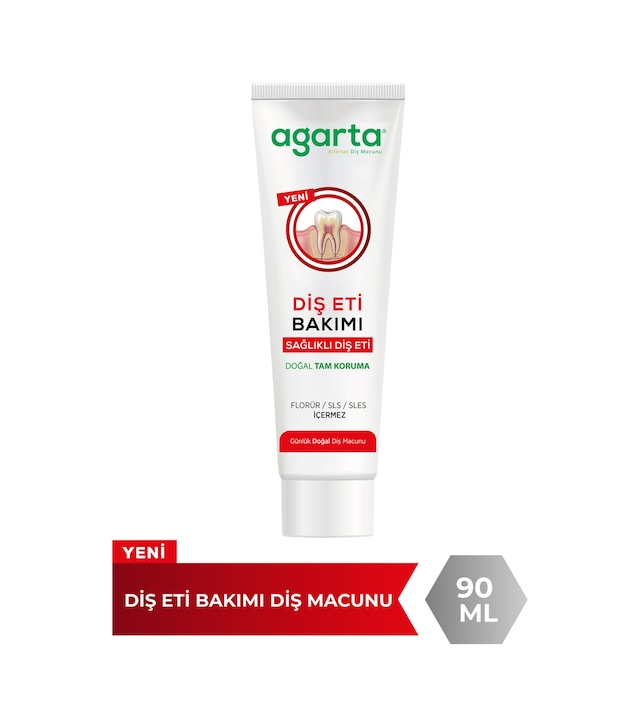 Agarta Doğal Diş Eti Bakımı Plak Karşıtı Diş Macunu 90 ML