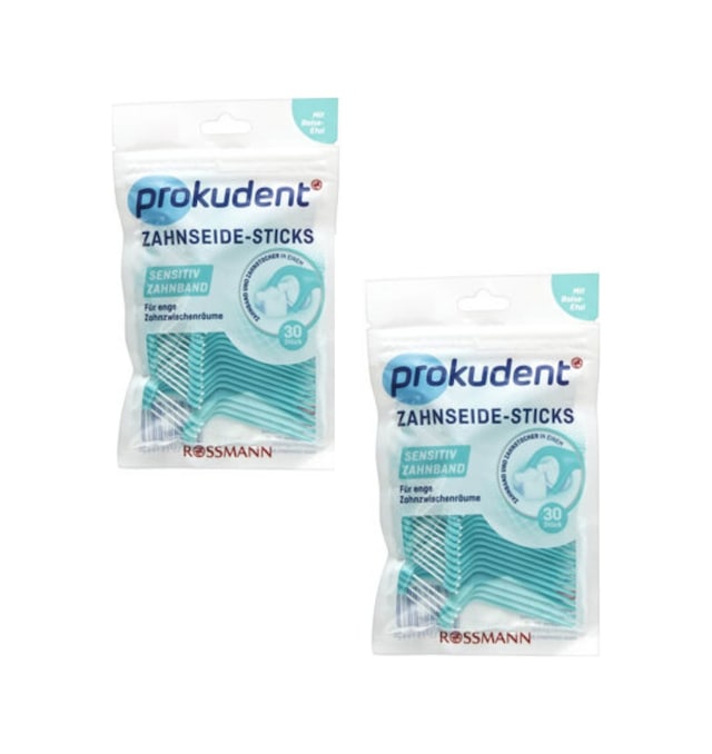 Prokudent Diş İpi İpli Kürdan Hassas 2 x 30 Adet