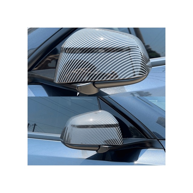 Red Lion Parts Tesla Model Y Juniper 2025+ Uyumlu Stil Ayna Kapağı Seti Karbon Fiber