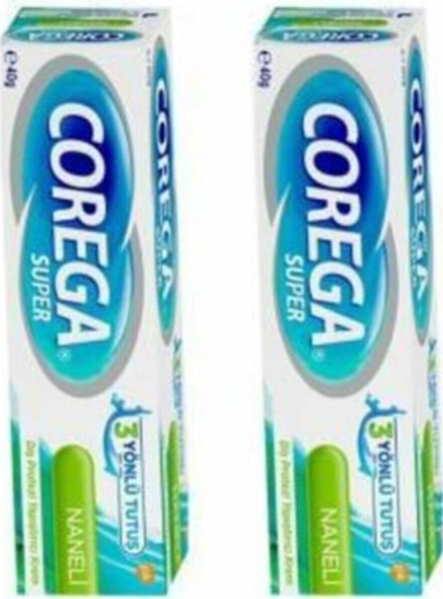 2'li Paket Naneli Super Protez Yapıştırıcı Krem 40 Gr