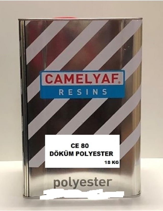 Tpol Camelyaf Döküm Tipi Polyester Reçine Kobalt Ve Mek P Ile Birlikte 1 Kg