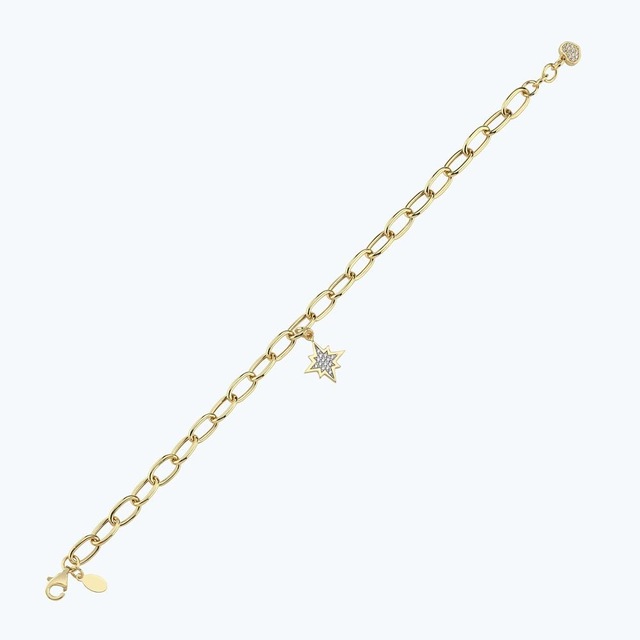 Altınbaş Altın Kutup Yıldızı Zincir Bileklik Blls0168-24839 Renkli