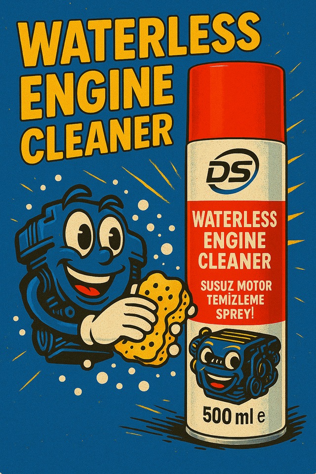 Ds Susuz Motor Temizleme Spreyi / Motor Parlatıcı 500 Ml