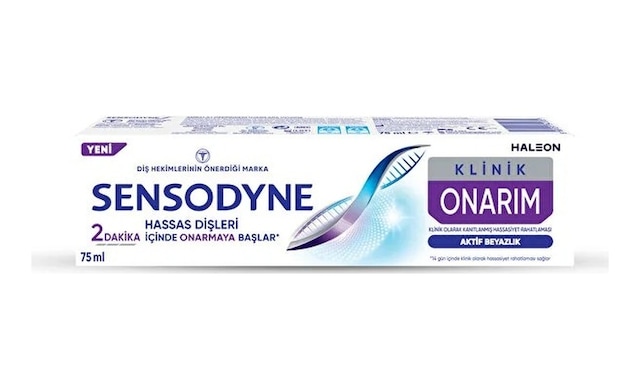 Sensodyne Dıs Macunu Klınık Onarım Aktıf Beyazlık 75 Ml Günlük Koruma