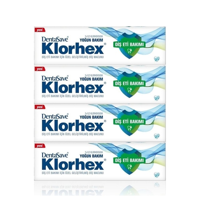 Klorhex Diş Macunu Yoğun Bakım 75 Ml X 4