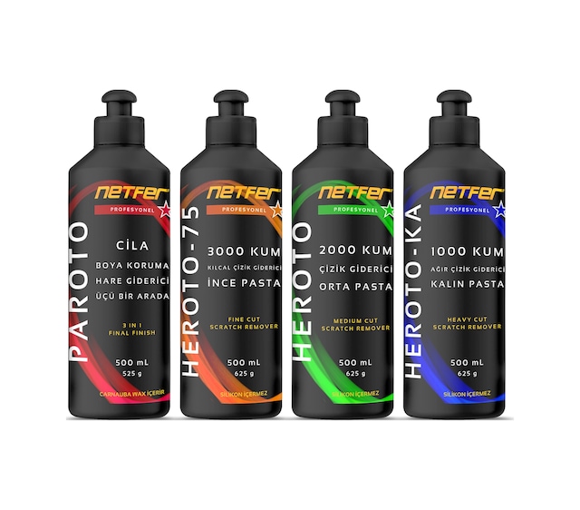 Netfer 4'lü Pasta Cila Set - 4x500 Ml