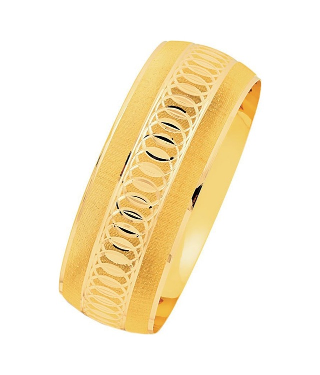 14 Ayar Altın Mega Bilezik 25.00 Gram Halkalı Model