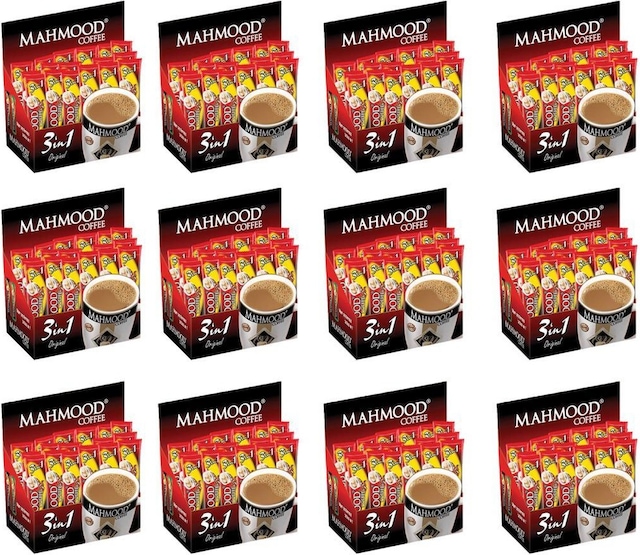 Mahmood Coffee 3ü1 arada 18 gr 48 adet  12 Paket ( 1 Koli )