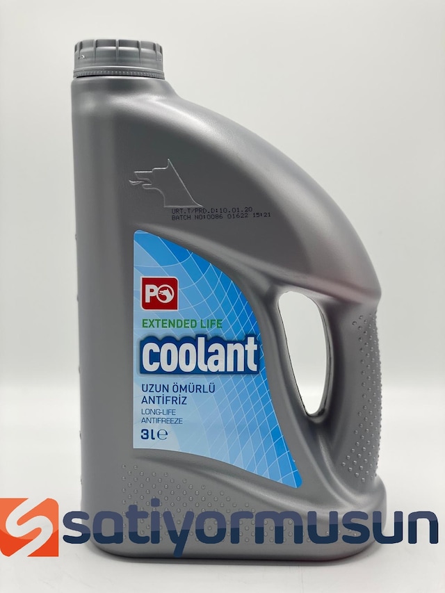 Petrol Ofisi Extended Life Coolant Kırmızı Antifriz 3Lt Konsantre