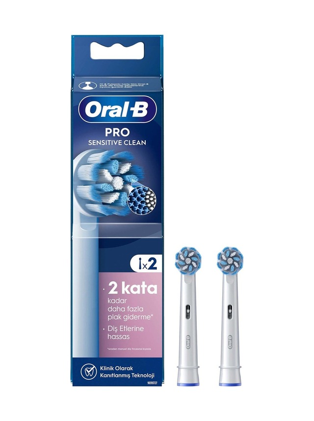 Oral-b Şarjlı Yedek Başlık Sensitive Diş Fırçası 2'li - 3 Adet Tarı