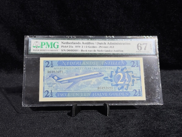 Hollanda Antilleri 1970 2½ Gulden Pmg 67 Epq Superb Gem Uncırculated Pıck 21a
