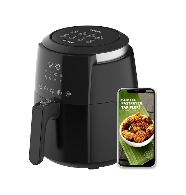 Kumtel Digital Airfryer Fastfryer Yağsız Fritöz