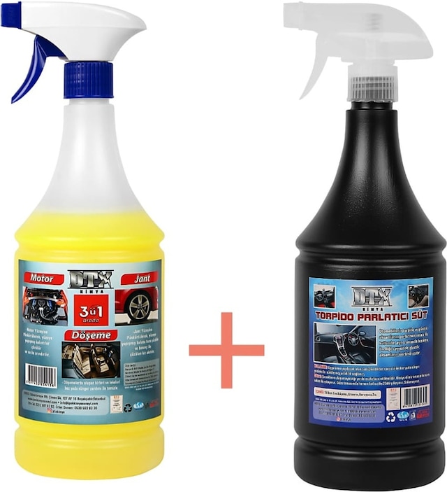 Döşeme Jant ve Motor Konsantre 1/5 Temizleme İlacı 1 L
