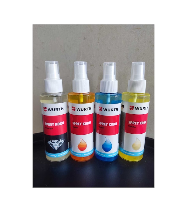 Würth Ocean+melon+prestige+vanılla Araç Oto Araba Kokusu 150ml X 4 Adet Renkli