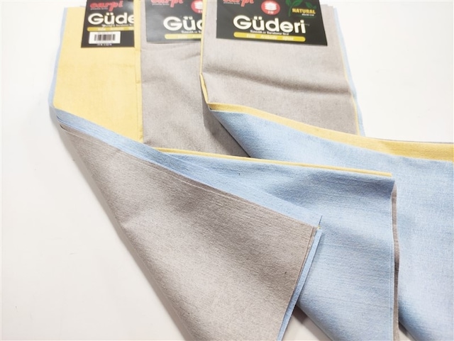 3 Adet 40x30 Cm Güderi Bez Eko Üçlü Set Evde Ofiste Arabada