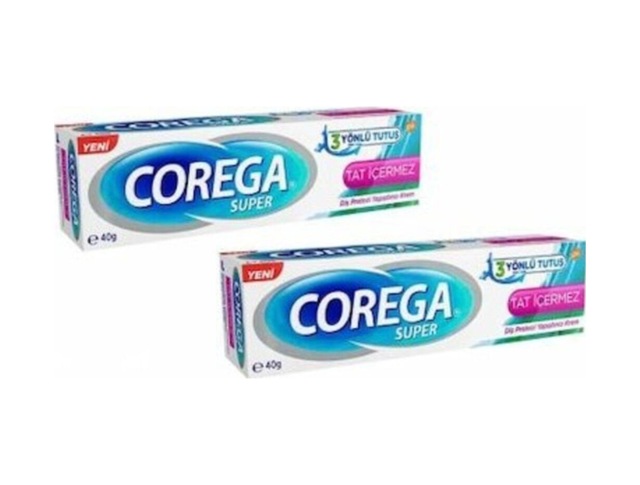 Protez Yapıştırıcı Krem 40 Gr Tat İçermez 2 Kutu