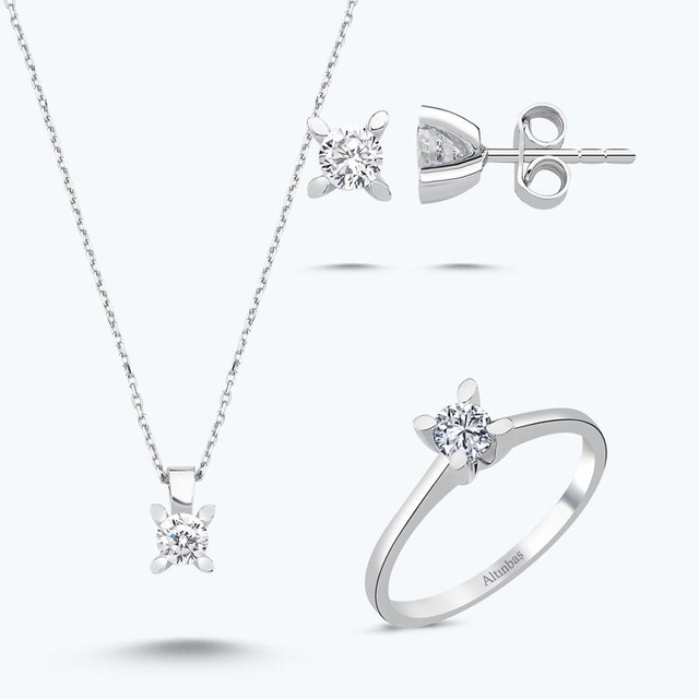 Altınbaş Altın Üçlü Tektaş Set Utkss0617-24875-set