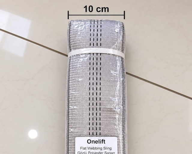 6 Metre 4 Ton Çeker Sapan Halat Zekioğlu Group Flat Webbing Sling Gözlü Polyester Sapan 4000kg Taşıma Kapasiteli 6 Metre Kaldırma Sapanı
