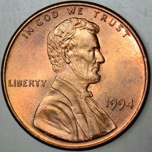 Amerika 1 Cent 1994 Lıncoln Memorıal 19 Mm Çil -