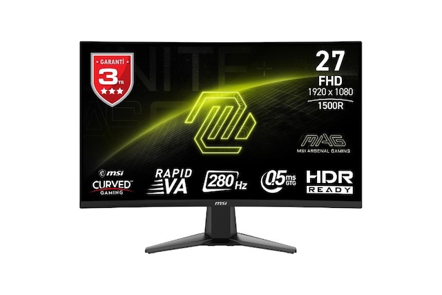 Msı Mag 276cxf 27'' Fhd Curve Rapıd Va 280hz 0.5ms Gtg Adaptıve