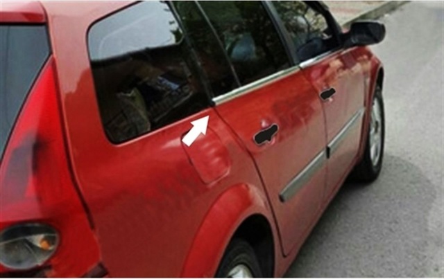 Markadan Renault Megane 2 Sw Krom Cam Çıtası 2004-2010 4 Parça Pa