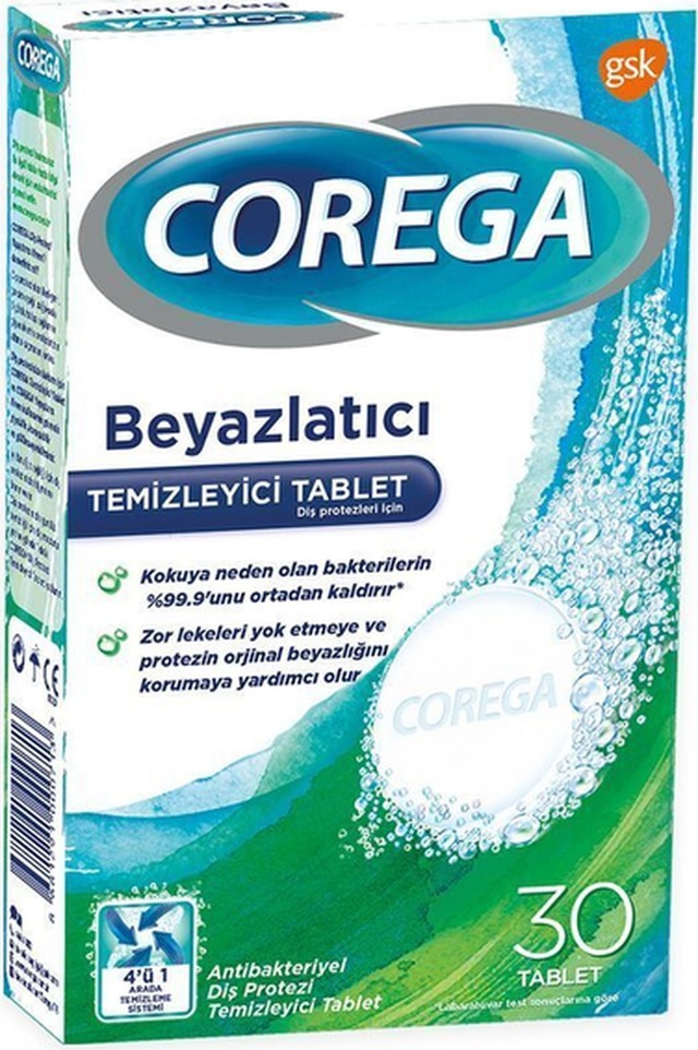 Diş Protezi Beyazlatıcı Temizleyici 30 Tablet X5 Adet