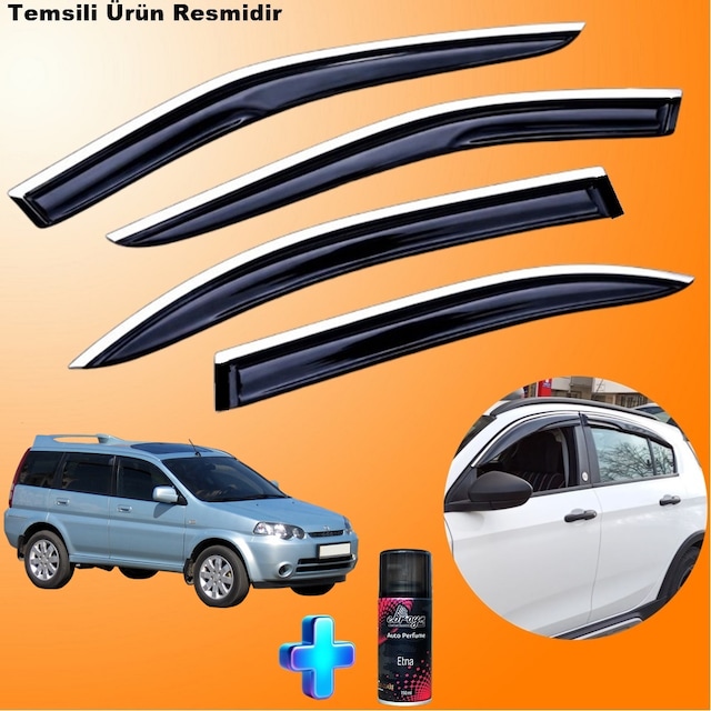 Honda Hrv Mügen Cam Rüzgarlığı Abs Nikelajlı Cam Rüzgarlığı 1999-2006 4 Lü + Ebrayn 150 Ml Koku
