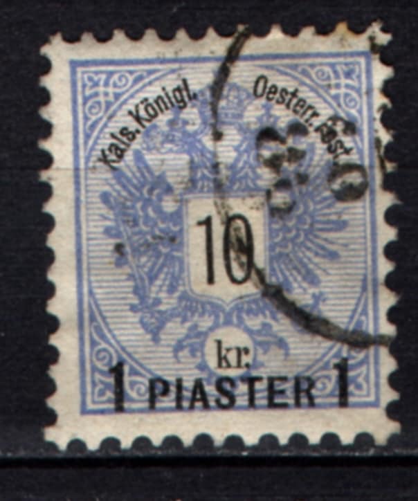 Osmanlı Avusturya 1888 Levant Pul Op1932 Teşhir Ürün