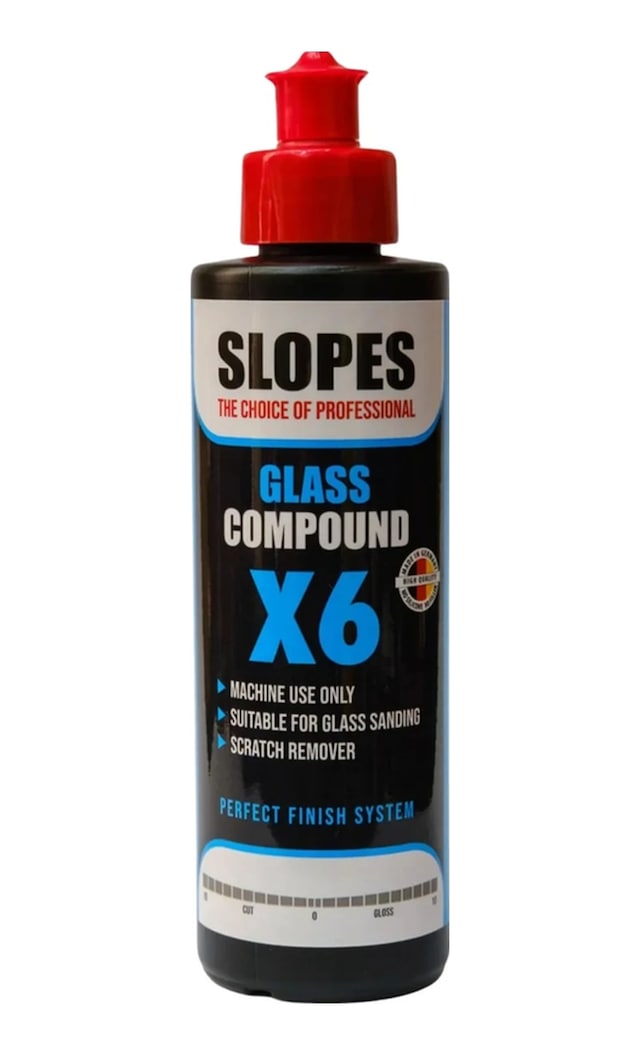 Slopes X6 Glass Compound Çizik Giderici Cam Pastası 250ml.