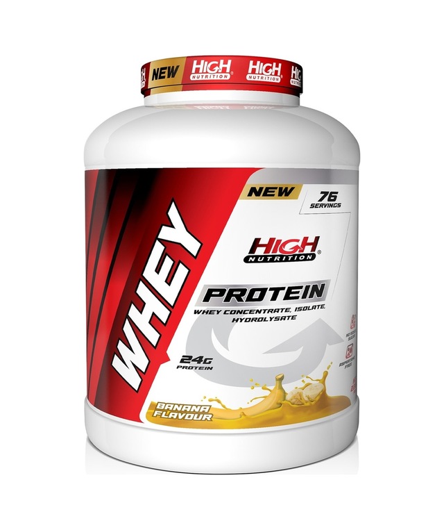 Whey Protein 2280 Gr Muz Aromalı Protein Tozu 24 Gram  Protein