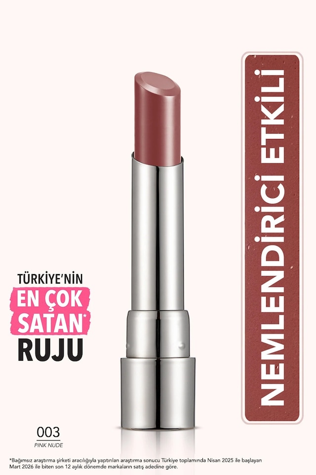Flormar Sheer Up Yoğun Parlak Stick Ruj 003 Pinky Nude
