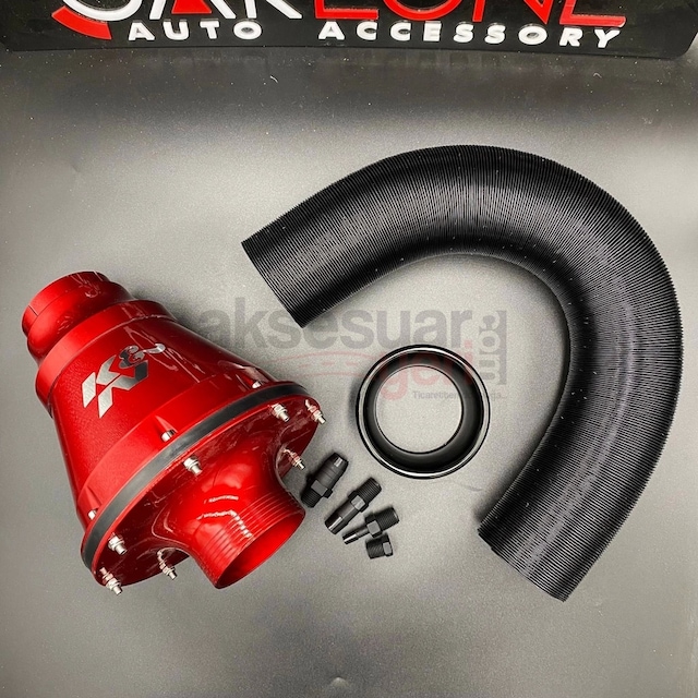 K&n Kn Performans Artırıcı Apollo Tip Açık Hava Filtresi 6.5cm Kırmızı Renk - Yüksek Performans