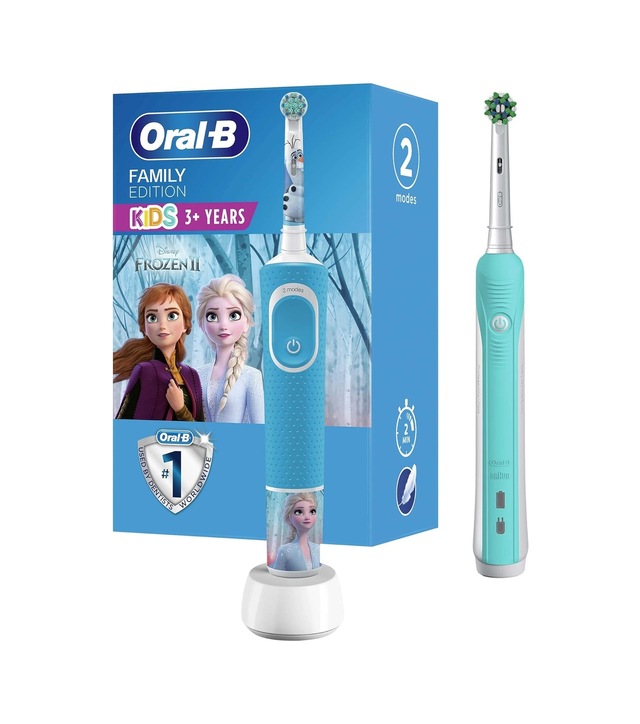 Pro Aile Paketi Şarj Edilebilir Diş Fırçası Pro 1-700 + Kids Karlar Ülkesi Diğer