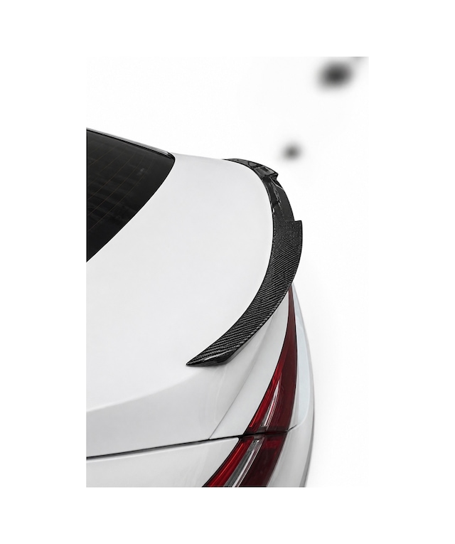 Renault Megane 4 Sedan Uyumlu Bagaj Üstü M4 Karbon Görünüm Spoiler Yarasa İthal Abs Plastik