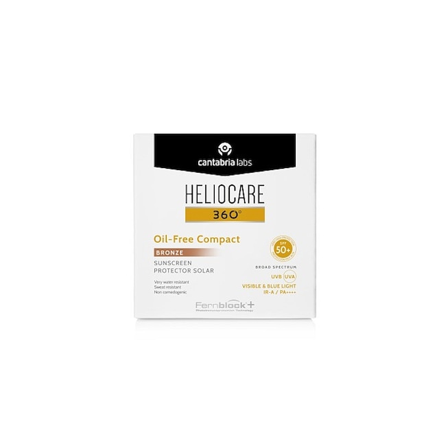 Heliocare 360 Oil Free Compact Spf50+ Bronze Güneş Koruyucu 10 G