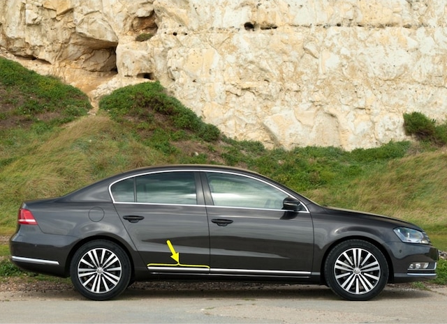 VW Passat B7 2011-2014 Sağ Arka Kapı Alt Krom Çıtası 3AA854950A
