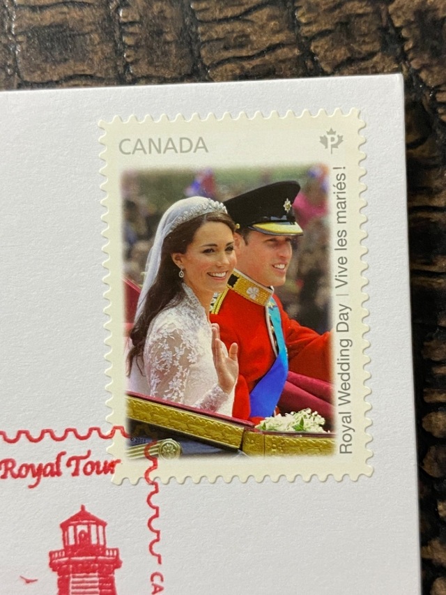 2011 İngiltere Kraliyet Hrh The Duke & Duchess Of Cambridge Celebrating The Royal Tour To Canada And California Fdc