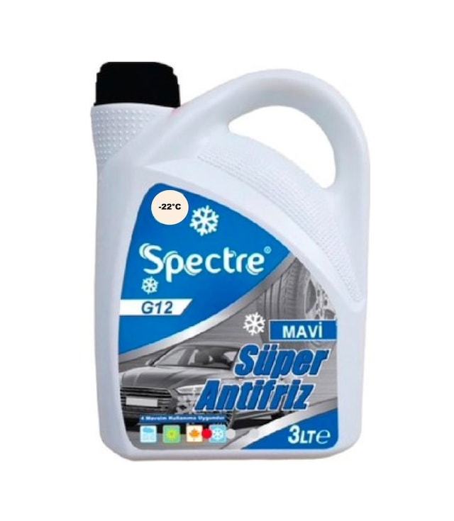 Spectre -22 Derece Mavi Antifriz 3 Litre