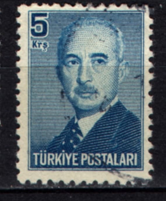 1948 Cumhurbaşkanı İnönü 5 Kuruş Tp0480 Teşhir Ürün