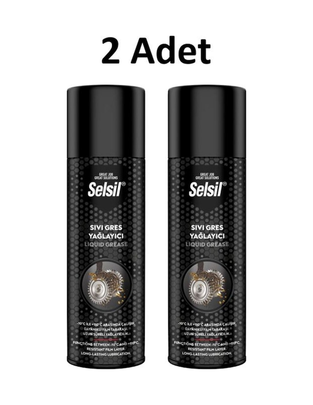 Sıvı Gres Yağlama Spreyi 500ml 2 Adet