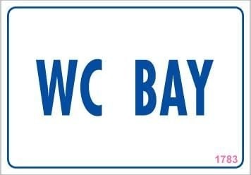 Buradabulabilirsin Wc Uyarı Levhası 17,5x25 Kod:1783 Nl