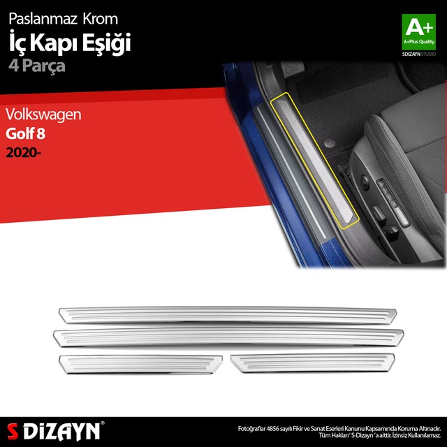 Cars & SUVs / Exterior Accessories / S-Dizayn Peugeot 207 Krom Kapı Eşik  Koruması Edition Line 2006-2 at  - 1150766029