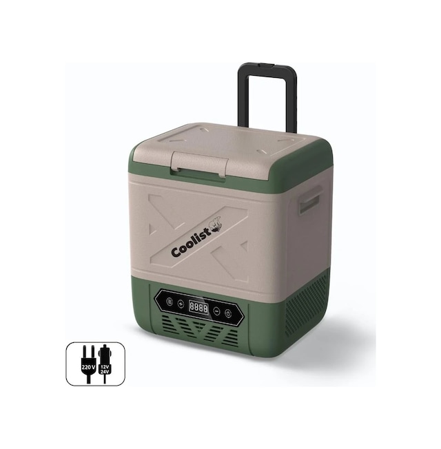 Coolist Clk18w 12/24volt/ 220volt Litre Kompresörlü Tekerlekli Oto Buzdolabı