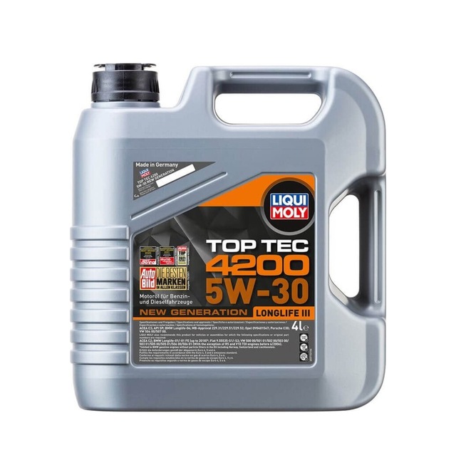 5w30 Motor Yağı Tam Sentetik Top Tec 4200 4 Lt 3715