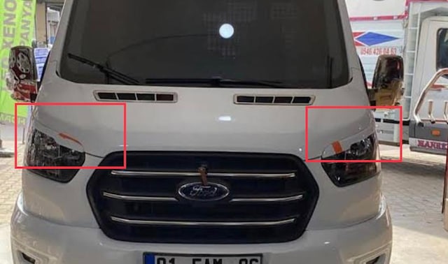Ford Transit 2014-2025 Far Kaşı Beyaz