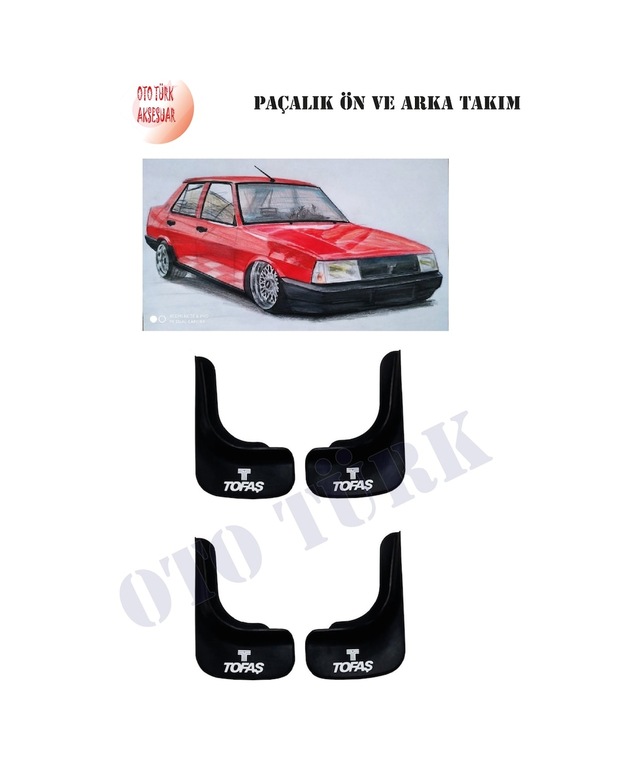 Tofaş Uyumlu Doğan Şahin Kartal Ön-arka Takım Tozluk Çamurluk N11.9012