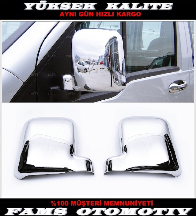 Ford Connect Krom Ayna Kapağı Abs 2 Parça 2002-2009 Arası